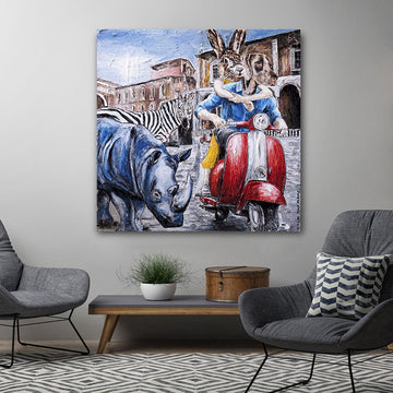 They Made a Promise to Live Each Day as if It Was Their Last (Original Painting)