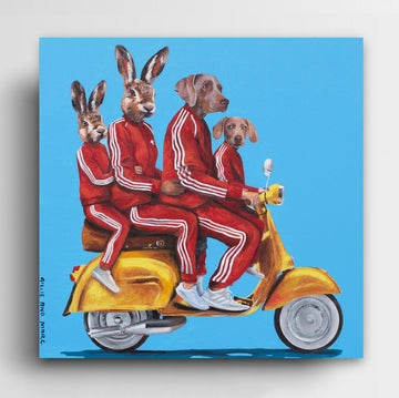 It Was the Ride of Their Lives (Original Painting)