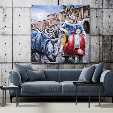 They Made a Promise to Live Each Day as if It Was Their Last (Original Painting)