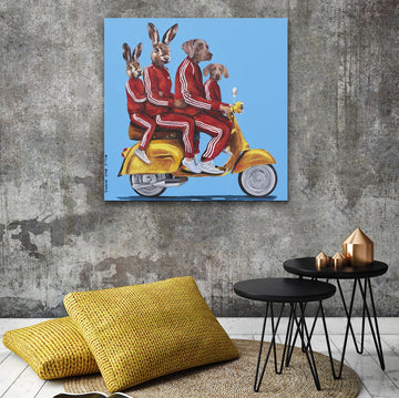 It Was the Ride of Their Lives (Original Painting)