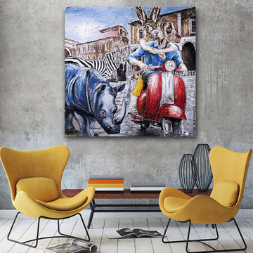 They Made a Promise to Live Each Day as if It Was Their Last (Original Painting)