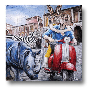 They Made a Promise to Live Each Day as if It Was Their Last (Original Painting)