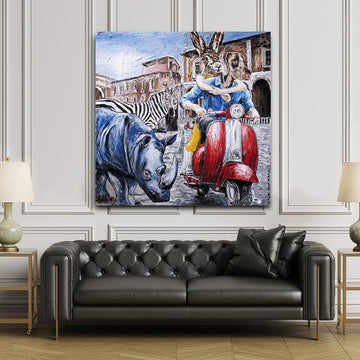 They Made a Promise to Live Each Day as if It Was Their Last (Original Painting)