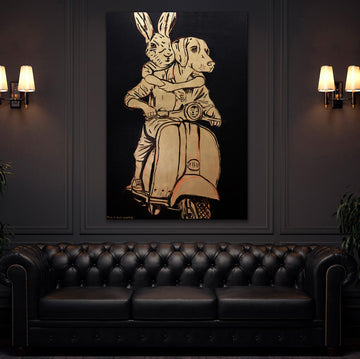 The Golden Riders (Original Painting)