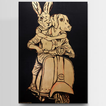 The Golden Riders (Original Painting)