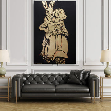 The Golden Riders (Original Painting)