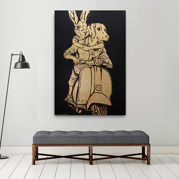 The Golden Riders (Original Painting)