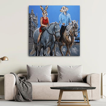 They were riders of love (Original Painting)