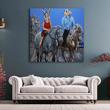 They were riders of love (Original Painting)