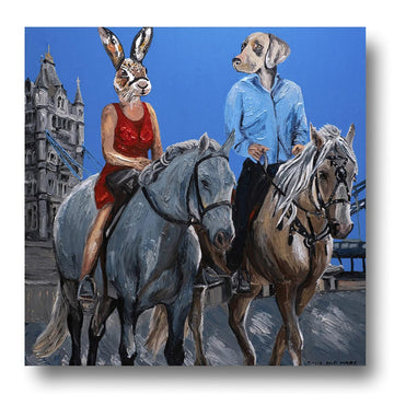 They were riders of love (Original Painting)