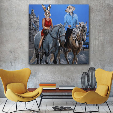 They were riders of love (Original Painting)