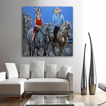 They were riders of love (Original Painting)