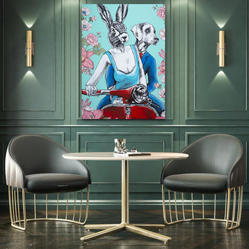 They Smelled The Roses (Original Painting)