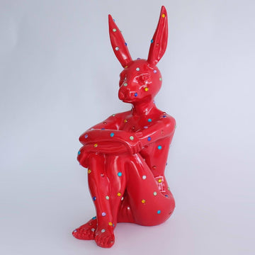 Ruby Rabbit (Fibreglass Sculpture)
