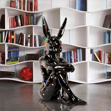 Ruby Rabbit (Fibreglass Sculpture)