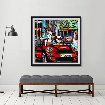 They lived in the fast lane in San Fran (Original Painting)