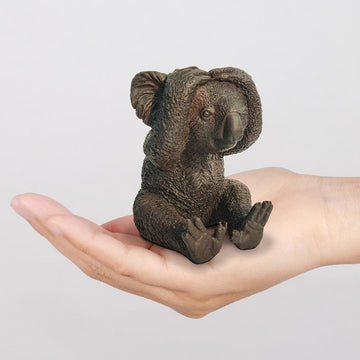 Kevin the Koala Feels Shy (Bronze Sculpture, Pocket Size)