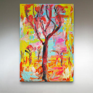 The Joshua Trees Sing a Song of Love in Spring (Original Painting)