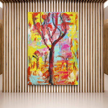 The Joshua Trees Sing a Song of Love in Spring (Original Painting)
