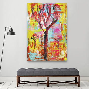 The Joshua Trees Sing a Song of Love in Spring (Original Painting)