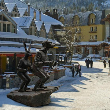The Snow Lovers (Bronze Sculpture)