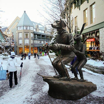 The Snow Lovers (Bronze Sculpture)