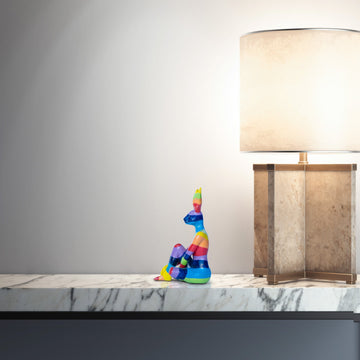 Rainbow Rabbitwoman (Resin Sculpture)