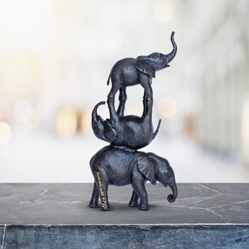 They Stayed Together Forever and Ever (Bronze Sculpture)