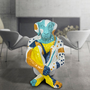 Splash Pop Lost Dog (Fibreglass Sculpture)