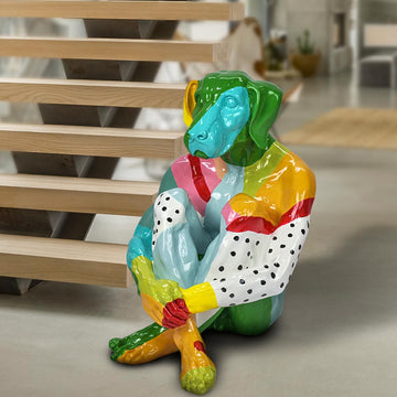 Splash Pop Lost Dog (Fibreglass Sculpture)