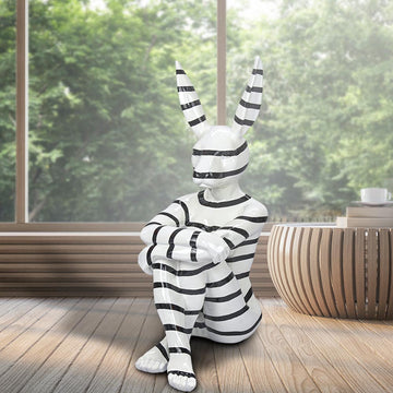 Splash Pop Lost Rabbit (Fibreglass Sculpture)