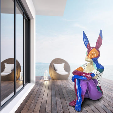 Splash Pop Lost Rabbit (Fibreglass Sculpture)