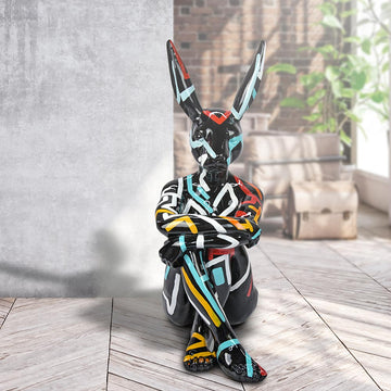 Splash Pop Lost Rabbit (Fibreglass Sculpture)