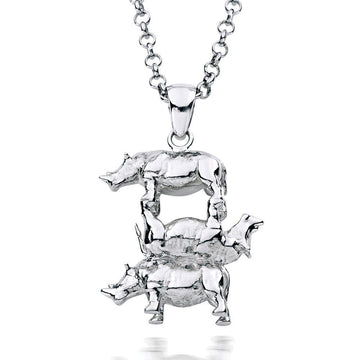 The Last Three Rhino (Pendant)
