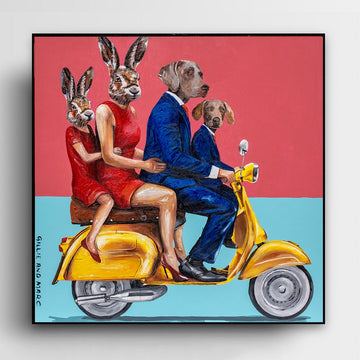 A family that sticks together (Original Painting)