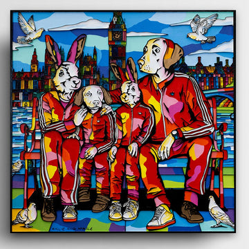 The Family That Sticks Together (Original Painting)