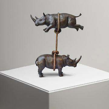 We will support each other (Bronze Sculpture)