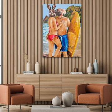 Surfs Up Always (Original Painting)