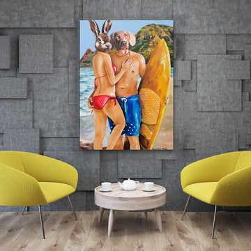 Surfs Up Always (Original Painting)