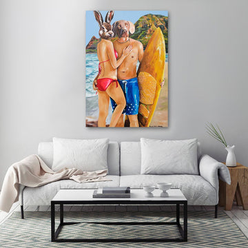 Surfs Up Always (Original Painting)