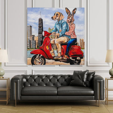 They Were Very Surprised by How Things Unfolded (Original Painting)