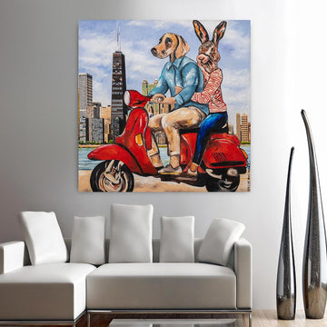 They Were Very Surprised by How Things Unfolded (Original Painting)