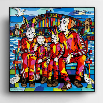 The Family That Sticks Together in Sydney (Original Painting)