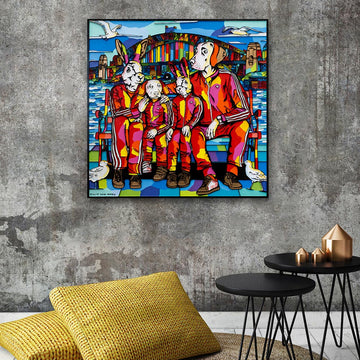 The Family That Sticks Together in Sydney (Original Painting)