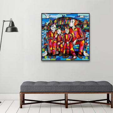 The Family That Sticks Together in Sydney (Original Painting)