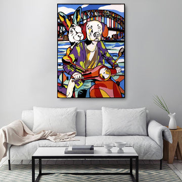 They were Sydney all the way (Original Painting)