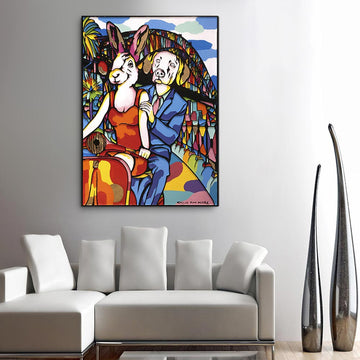 They were in love in Sydney (Original Painting)