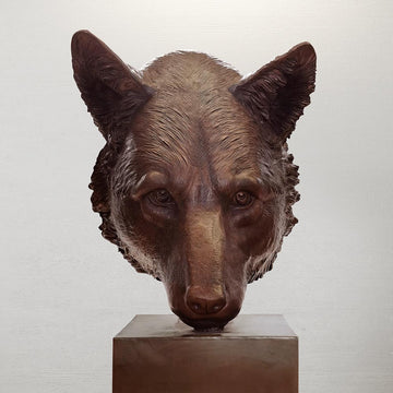 Tala - Red Wolf of the Wild (Bronze Sculpture)