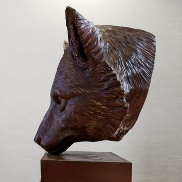 Tala - Red Wolf of the Wild (Bronze Sculpture)