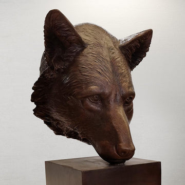 Tala - Red Wolf of the Wild (Bronze Sculpture)
